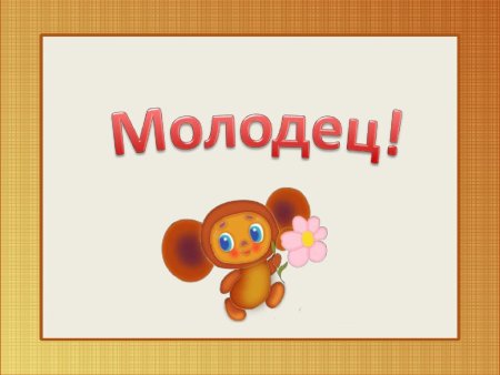 Надпись молодцы