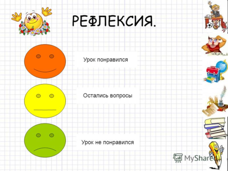 Рефлексия на уроке