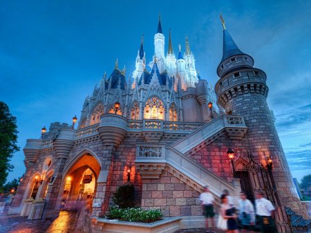 Замки дворцы Диснейленд