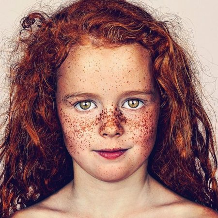 Конопатые рыжие дети