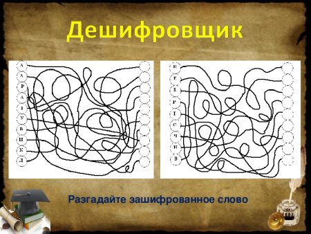 Слово зашифрованное в рисунке