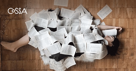 Фотосессия с бумагой