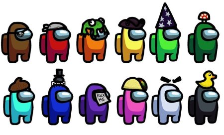 Амонг АС персонажи