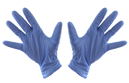 Нитриловые перчатки вектор