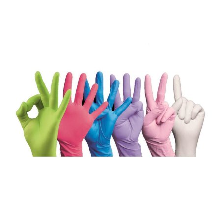 Перчатки медицинские цветные