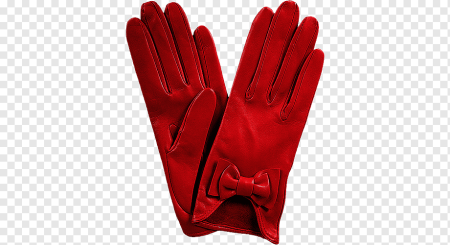 Перчатки на прозрачном фоне