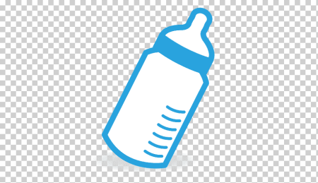 Бутылочка для метрики без фона