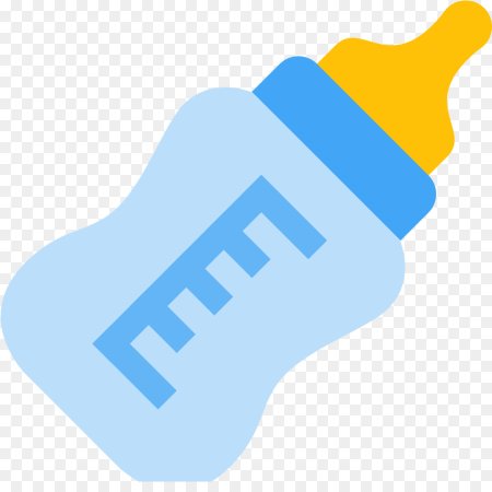 Детская бутылочка с соской вектор