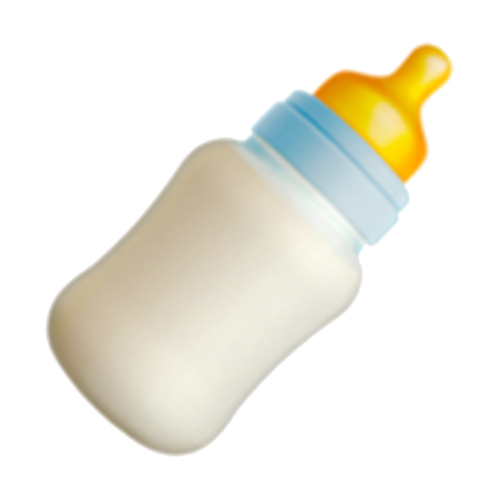 Бутылочка молока эмодзи