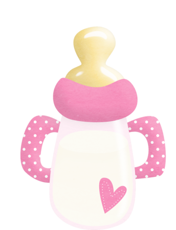 Розовая бутылочка для метрики