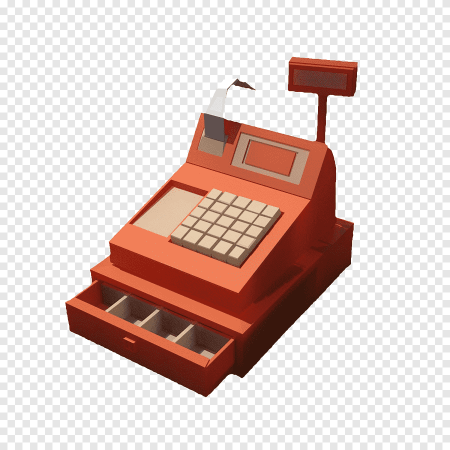 Кассовый аппарат вектор