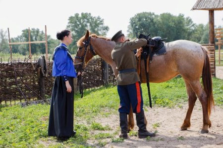 Донские казак и казачка