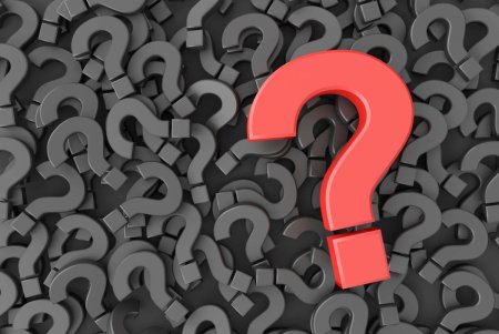 Знак вопроса необычный