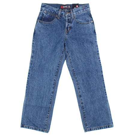 Джинсы детские на белом фоне