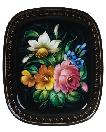 Жостовская роспись Павлин