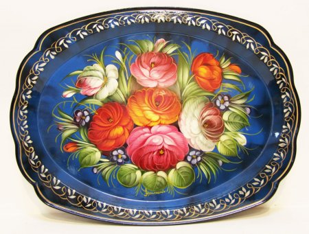 Жостовский поднос 55х60