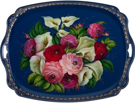 Жостовский поднос d-34 а48