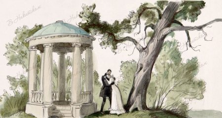 Иллюстрации к Дубровскому Пушкина