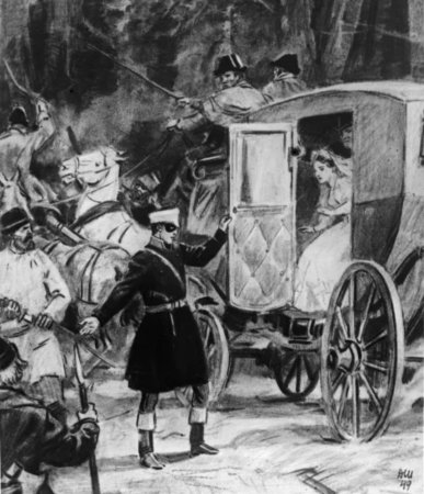 Дубровский нападает на карету