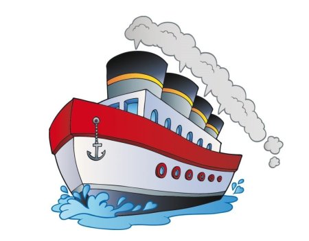 Дети на теплоходе