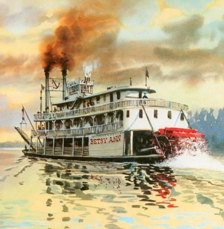 Речной пароход Миссисипи