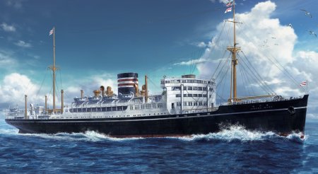 40028 Корабль n.y.k. line Hikawamaru Hasegawa, 1/350