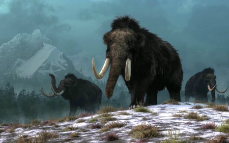 Шерстистый мамонт прогулки с чудовищами