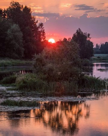 Пейзаж вечер