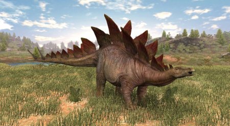 Стегозавр динозавры Юрского периода