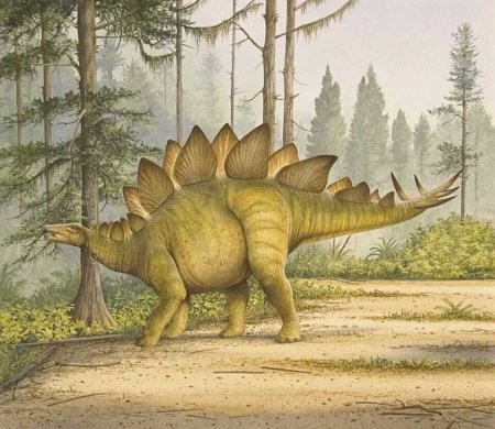 Стегозавр Юрского периода