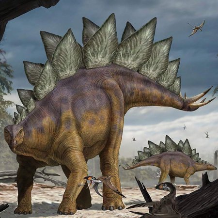 Стегозавр палеоарт