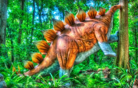 Живой Стегозавр