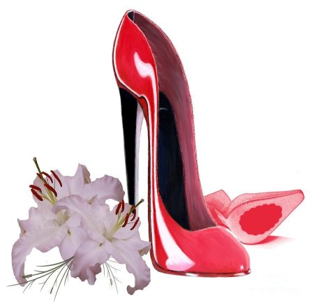 Туфли рисунок