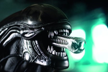 Мотошлем чужой Ксеноморф