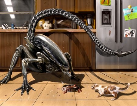 Чужой Ксеноморф лицехват