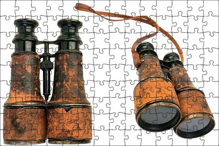 Бинокль старый военный