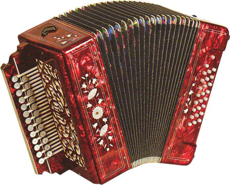 Гармонь Тульская 2х голосная