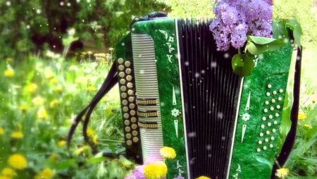 Красивый фон с гармонью