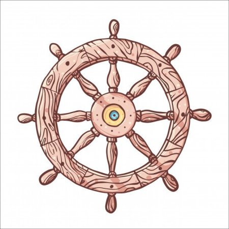 Штурвал нарисованный