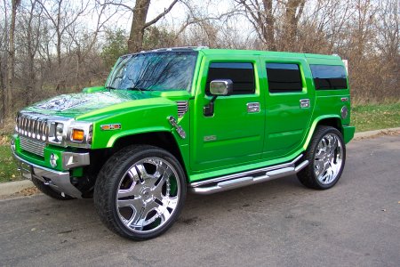 Хаммер н3 зеленый