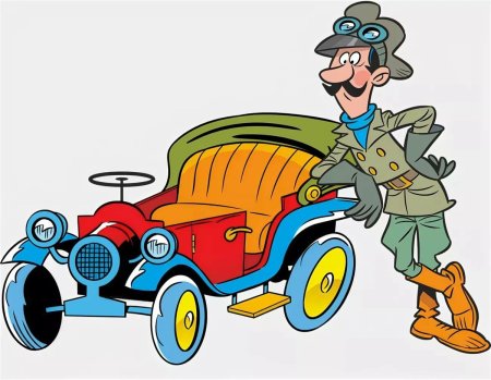 Водитель мультяшный
