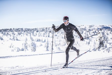 Классический стиль лыжи