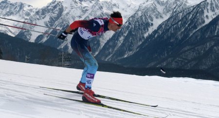 Спортсмен лыжник