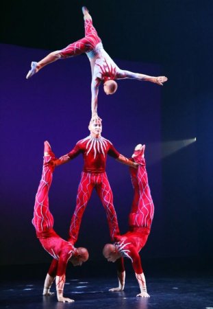 Цирк дю солей акробаты