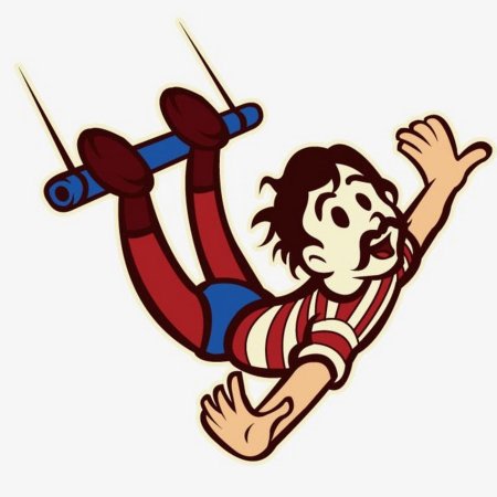 Мультяшный акробат