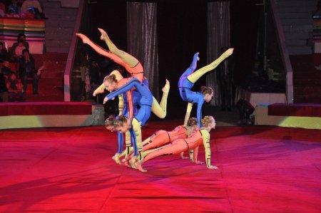 Цирковые акробаты