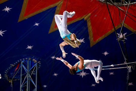 Акробаты в цирке