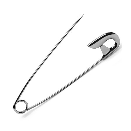 Булавка на прозрачном фоне