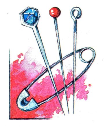 Красивая булавка