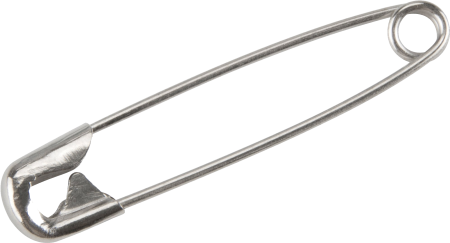 Булавка на прозрачном фоне